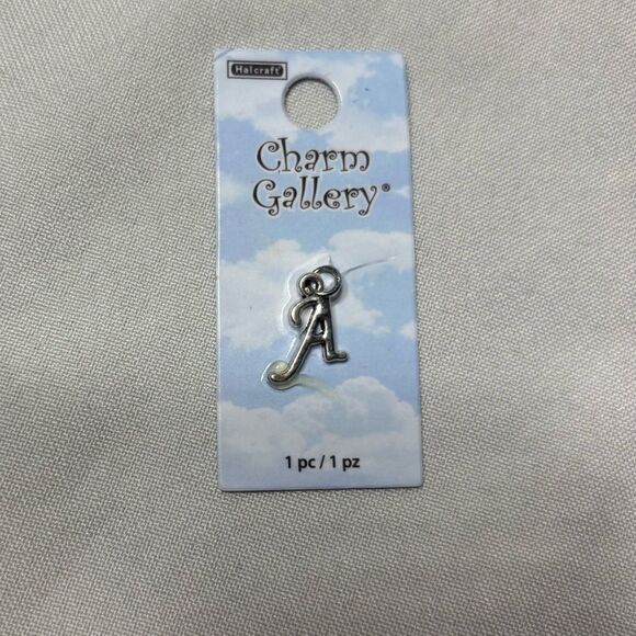 4 New Letters Halcraft Charm Gallery Pendant Jewelry Making Charms - Picture 4 of 5